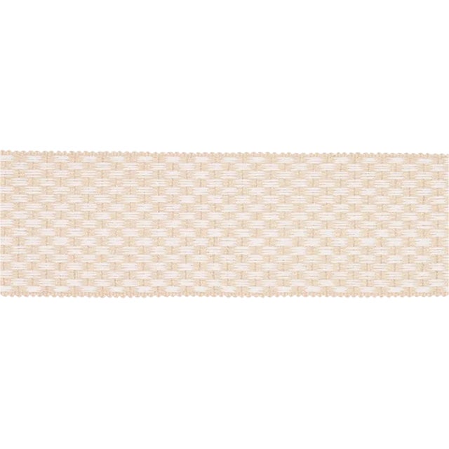 Sample - Schumacher Crawford Check Tape Wide in Coffee For Sale