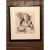 Iranian Artist Original Charcoal Drawing Signed 1362 1983 Framed Figure Art For Sale In San Francisco - Image 6 of 6