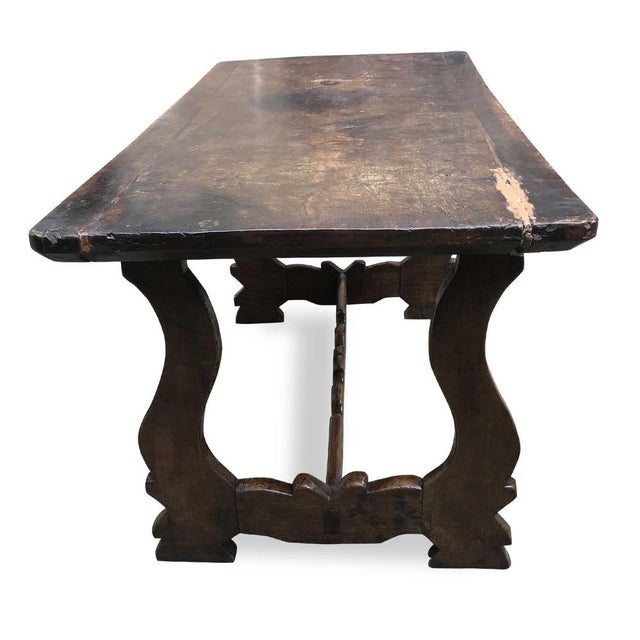 Walnut Refectory Table, 1700s For Sale - Image 3 of 6