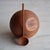 Brown Swedish Teak Nut Bowl & Serving Spoon by Sowe Konst For Sale - Image 8 of 9