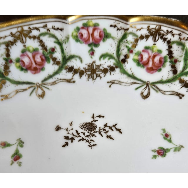 Alabaster Early 19th Century Old Paris Porcelain Bowl, Marked "Nast" For Sale - Image 8 of 11