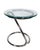 Mid-Century Modern Mid Century Space Age Chrome Base Glass Top Table C. 1960/70's For Sale - Image 3 of 14