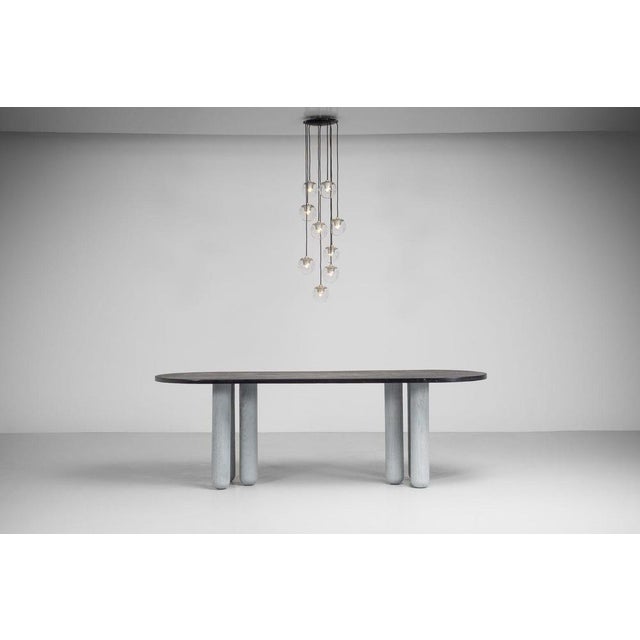 Postmodern Postmodern Dining Table by Giulio Lazzotti for Mageia, Italy, 1980s For Sale - Image 3 of 18