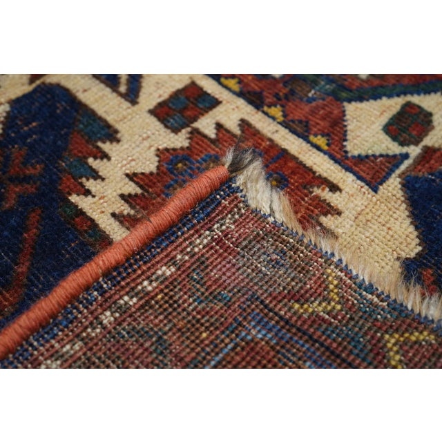 Antique Afshar Rug 3'5'' x 3'7'' For Sale - Image 10 of 10