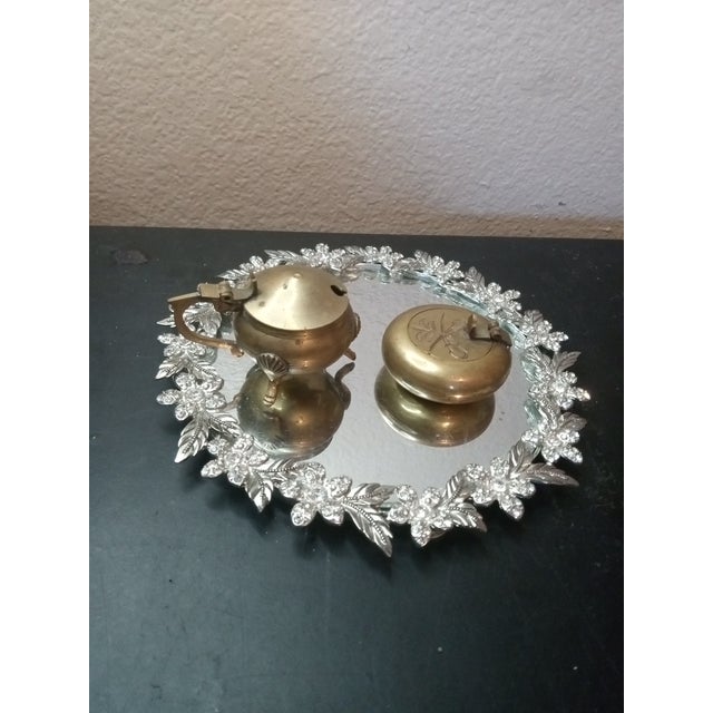 Brass 1950s Gorgeous Pair of Art Noveau Brass Snuff Holders For Sale - Image 8 of 8