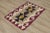 "Size: 2.3 x 3.6 ft ( 71 x 111 cm) 28 x 43 inches Color: Organic Natural Dye ( Cream,Beige,Green,Gray ) Material: 100%...