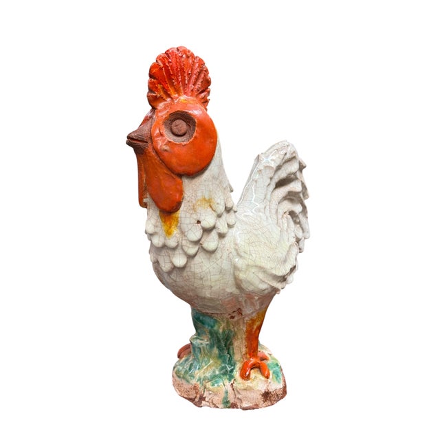 Marjolaine (1897–1976) & Luc (1893–1965) LanelThis ceramic rooster is by Marjolaine and Luc Lanel.Pioneers in Art Deco...