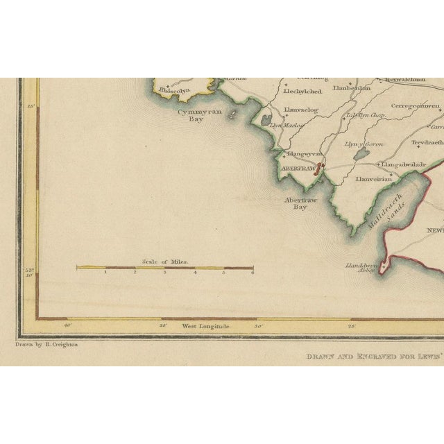Mid 19th Century Map of Anglesey, 1844 For Sale - Image 5 of 10