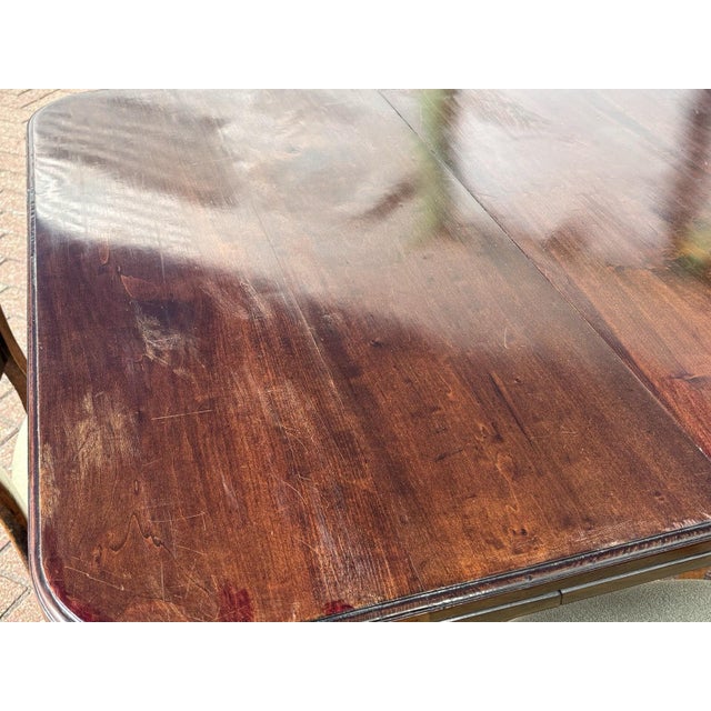 Victorian Mahogany Dining Table and Chairs, Set of 5 For Sale - Image 5 of 11