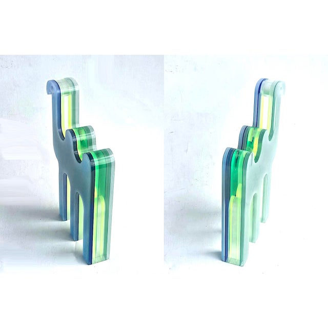 Guzzini 1970s Silvio Russo for Guzzini Lucite Acrylic Camel Sculpture For Sale - Image 4 of 12