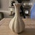 Mid-Century Modern Crate & Barrel Gourdgeous Small Cream Earthenware Vase For Sale - Image 3 of 5