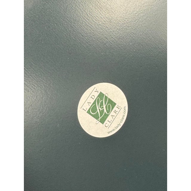 Green Vintage Lady Clare English Waste Bin For Sale - Image 8 of 8