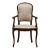 High End Vintage Country French Provincial Solid Cherry Dining Arm Chair For Sale