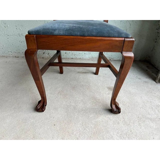 Early 20th Century Antique Chippendale Style Mahogany Side Chair. For Sale In Washington DC - Image 6 of 7