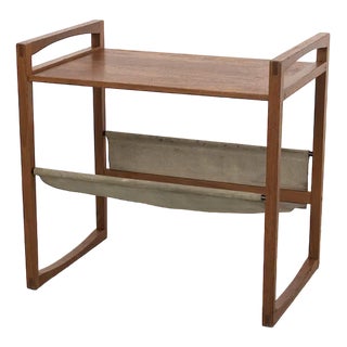 Side Table with Magazine Rack from Sika Mobler For Sale
