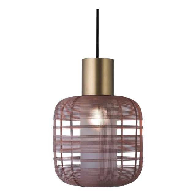 Galvanized Iron Wire Pendant, Tuscany - Stout by Schema for Oggetti For Sale