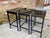 Black Chinoiserie Stately Vintage Nesting Tables - Set of 3 For Sale - Image 8 of 10