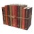 Decorative Books - Cobblestone Book Bundle - 1 Foot of Brown and Red Books For Sale