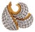 1960s Van Cleef & Arpels 12.00 Carat Diamond 18k Yellow Gold Brooch For Sale
