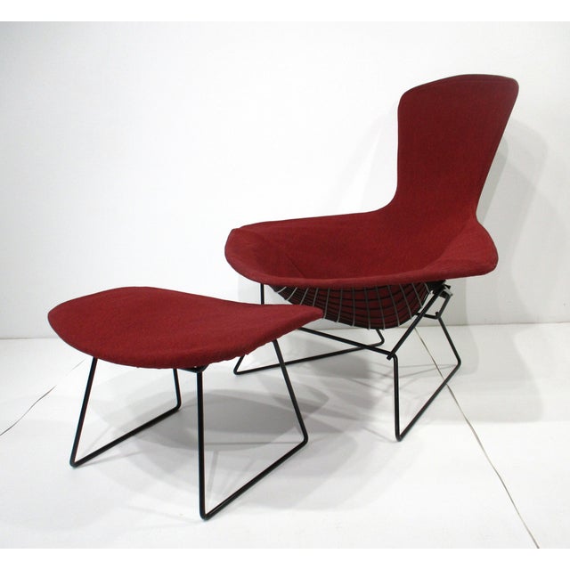 Harry Bertoia Bird Lounge Chair and Ottoman for Knoll For Sale - Image 11 of 12