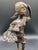 Metal Antique Victorian-Style Bronze Sculpture: Girl With Basket For Sale - Image 7 of 10