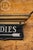 Antique Double-Sided Rog "Ladies" Lighted Directional Restroom Sign For Sale - Image 9 of 15