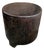 Solid Suar Wood Round Side Table Modern Organic For Sale