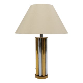 Hollywood Regency Bicolor Table Lamp Base by Leola, Germany, 1970s For Sale