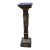 1990s Antique Reproduction Marble Pedestal With Bronze Work. For Sale
