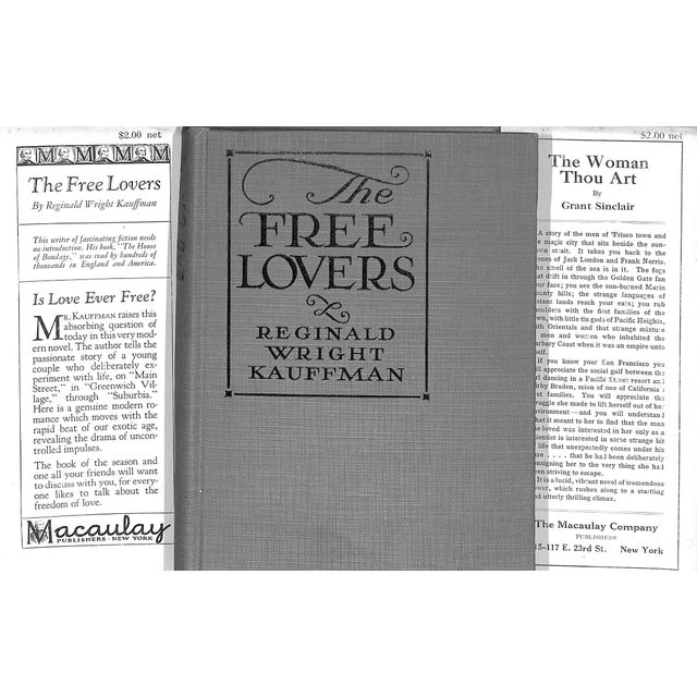 KAUFFMAN, Reginald Wright [241] pp. The Macaulay Company 1925 First Edition 7 5/8" x 5 1/2" An attack on the loose sexual...