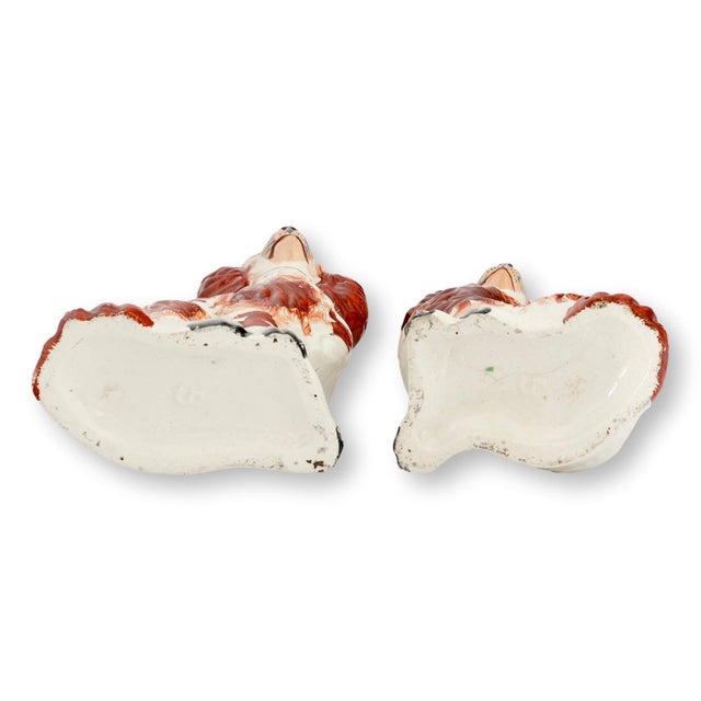 Mid 19th Century 19th Century Staffordshire No. 5 Dogs / Spaniels For Sale - Image 5 of 5
