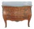 French Marble Top Bombay Serpentine Inlay Commode Dresser Bathroom Vanity 6433 For Sale