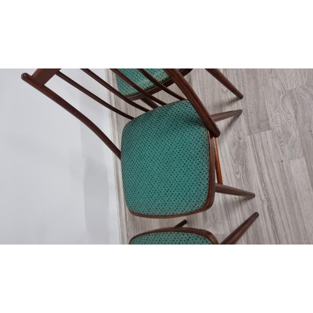 Wood Chairs by Antonín Šuman for Ton, 1960s, Set of 4 For Sale - Image 7 of 17