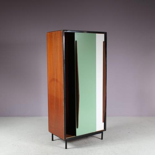 Vintage Wardrobe by Willy Van Der Meeren for Tubax, Belgium, 1952 For Sale - Image 11 of 13