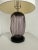 Modern A Pair of Currey & Company Plum Glass Table Lamps For Sale - Image 3 of 11
