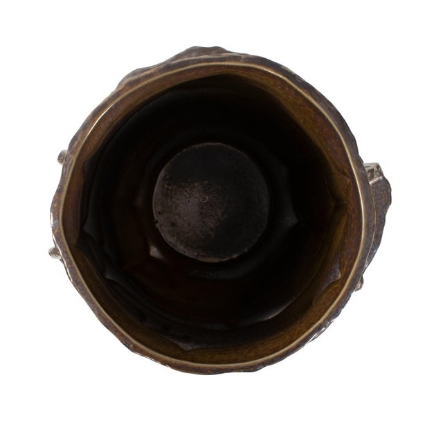2020s Fossil Ridge Vase Small For Sale - Image 5 of 10