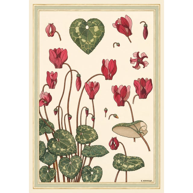 Not Yet Made - Made To Order Atelier Aria Lumae Eugene Grasset Maurice Pillard Verneuil Art Nouveau Botanical Specimen Grid Board Print 60 X 40 For Sale - Image 5 of 17