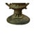 Vintage Cast Iron Boxwood Topiary Tree in Handled Urn Door Stop For Sale - Image 4 of 6