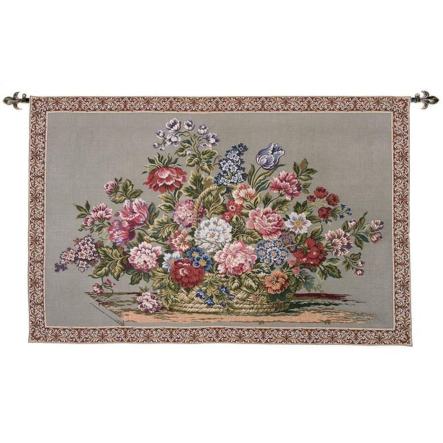 This beautiful tapestry is woven on a jacquard loom by skilled weavers, keeping alive the centuries old tradition of...