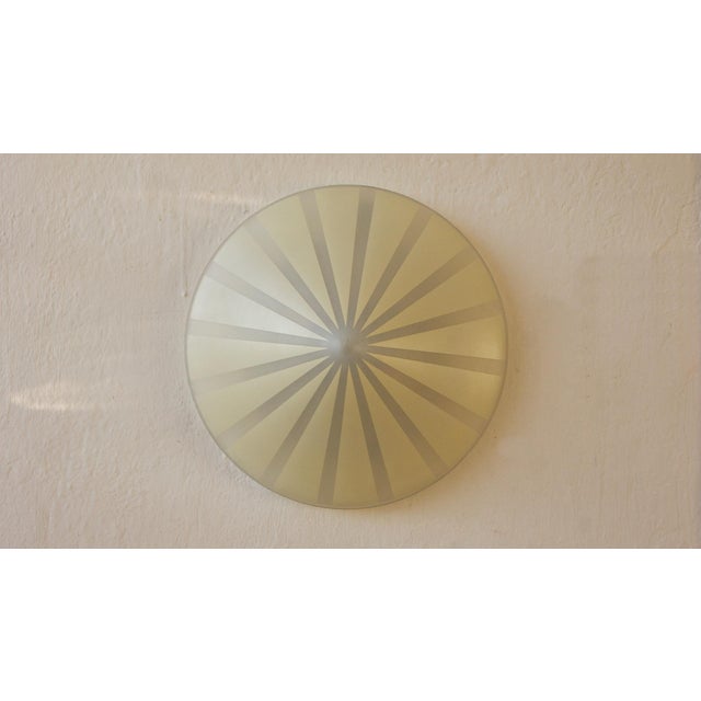 Metal Mid-Century Sconce with Metal Base, 1950 For Sale - Image 7 of 8