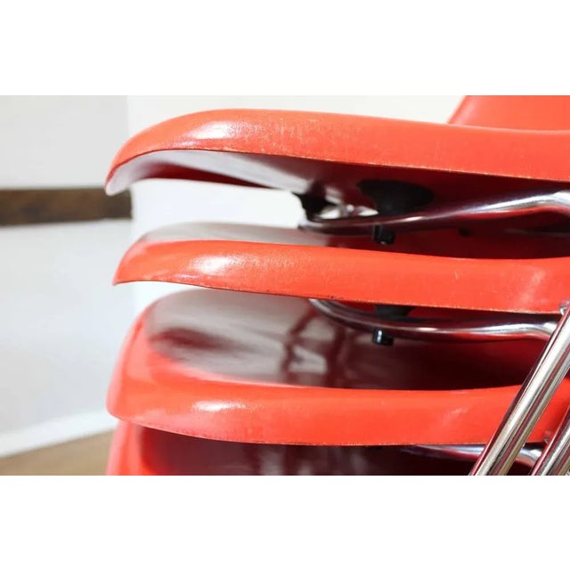 Fiberglass Chairs from Stella, 1970s, Set of 6 For Sale - Image 11 of 14