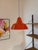 Industrial Hanging Lamp in Orange-Red Enamel by Louis Poulsen For Sale - Image 11 of 11