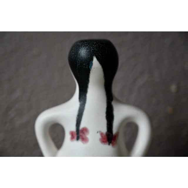 Anthropomorphic Glazed Ceramic Totem, 1950s For Sale - Image 4 of 8
