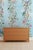 Textile Mahjong Floral Stripe Grasscloth Wallpaper by House Party | Bam Blue | 6 Yards For Sale - Image 7 of 7