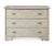 The 19th-century inspired Swedish commode in a scraped cream finish embodies the Gustavian style, which is characterized...