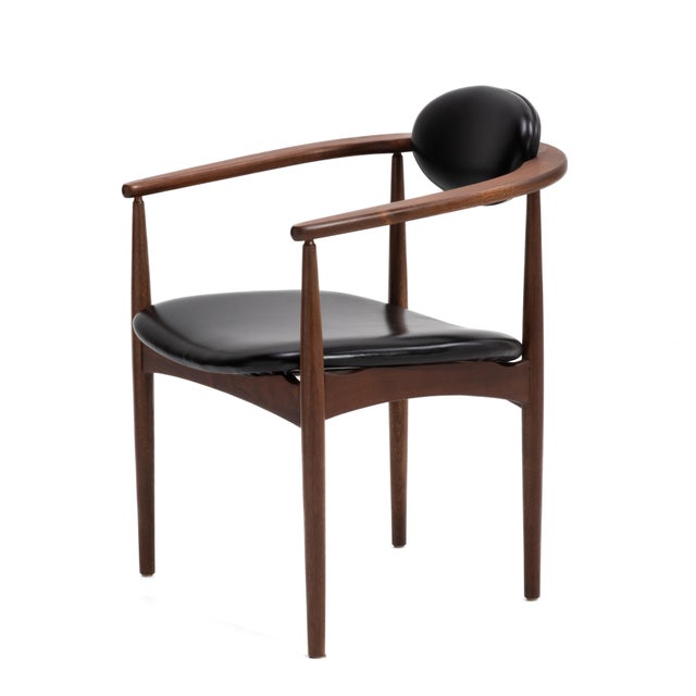 Brown Adrian Pearsall Craft Associates 950c Armchair All Original Amazing Original Condition For Sale - Image 8 of 16