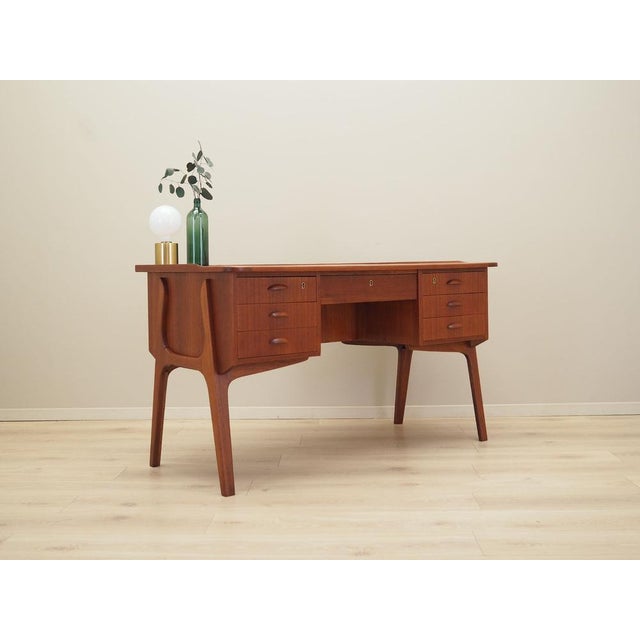 1970s Danish Teak Desk, 1970s For Sale - Image 5 of 17