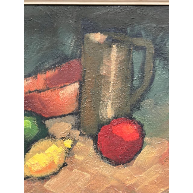 Lindholm, Still Life, 1960s, Oil on Canvas, Framed For Sale - Image 9 of 18