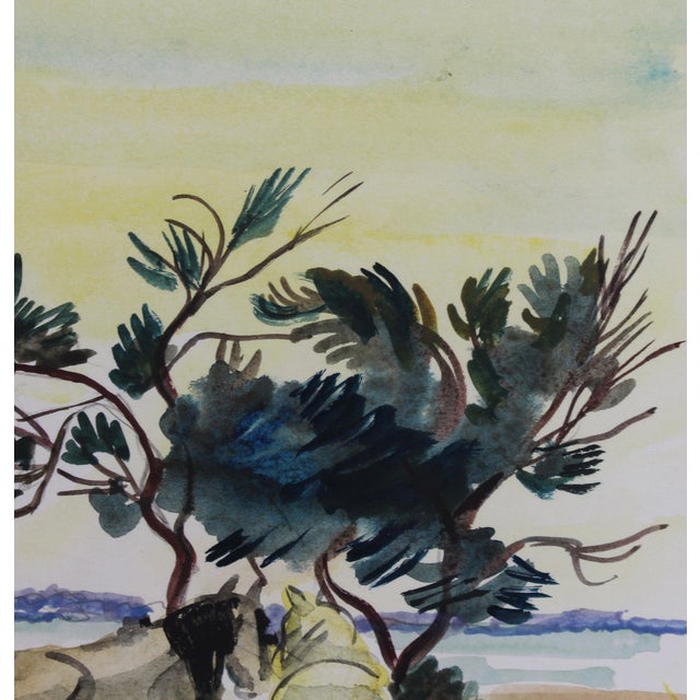 Yves Brayer, Cabane de Cacharel, 1950s, Gouache on Paper For Sale - Image 7 of 13