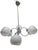 Art Deco Style Chandelier, Poland, 1960s, in Very Good conditions. Designed 1970 to 1979 European Plug (up to 250V).The...